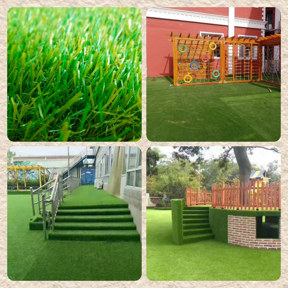 Factory Wholesale Price Green Fake Artificial Grass Synthetic Turf Landscaping Carpet Grass Mat Garden Lawn Grass Football Soccer Home Decoration