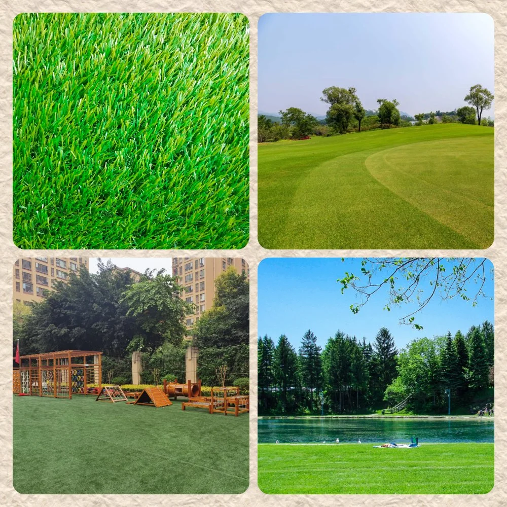 Factory Wholesale Price Green Fake Artificial Grass Synthetic Turf Landscaping Carpet Grass Mat Garden Lawn Grass Football Soccer Home Decoration