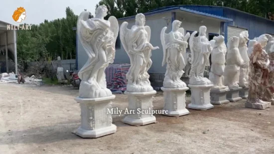 Outdoor Garden Natural Stone Hand Carved Life Size Marble Four Season Statue
