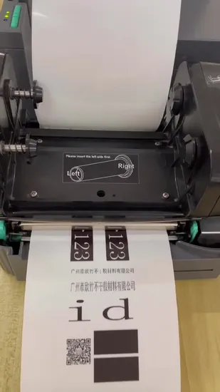 Customized Airline Boarding Pass Thermal Cardboard Label Roll Printing Materials
