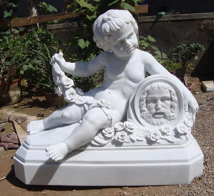 David Marble Life Size Sculpture Statue for Garden Decotation