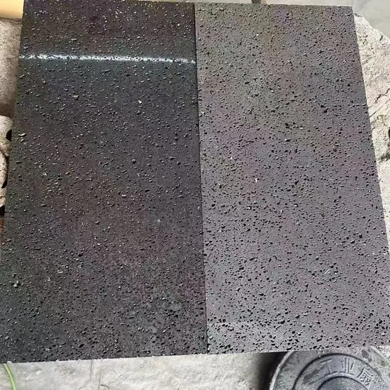 China Black Basalt Natural Limestone Cladding for Exterior Decoration 