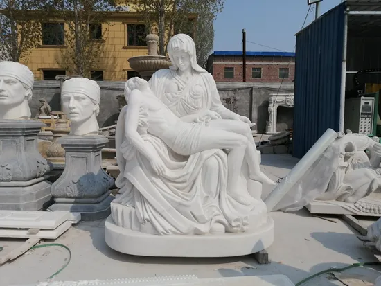 Blve Church Life Size White Stone Religious Jesus Large Outdoor Sculptures Christ The Redeemer Marble Statue 