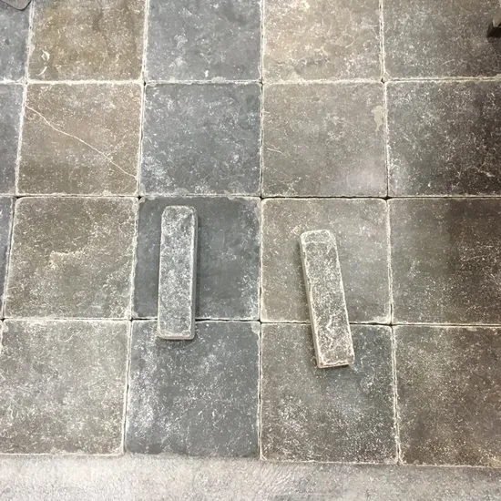 Chinese Grey Blue Stone Price Limestone for Exterior Wall Stone Facade Paver Tiles 