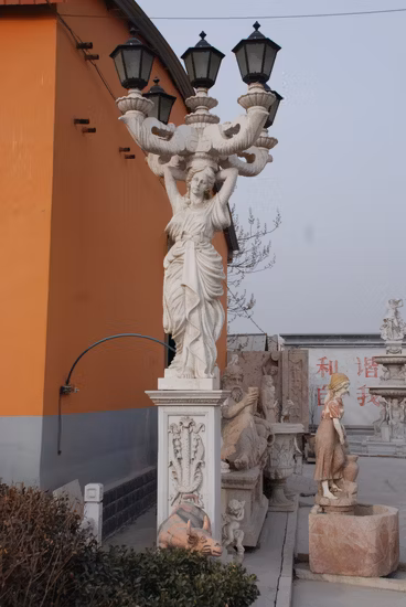 Garden Decoration Stone Marble Statue Stone Sculpture (SYMS