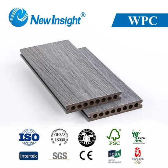 166*33 High Quality WPC Capped Castellation Cladding Wall Panel Construction Building Material 