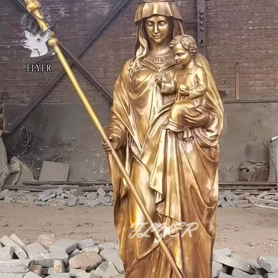 Religious Life Size Religious Art Metal Mother Mary Statue Sculpture Bronze Virgin Mary Statues