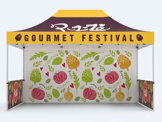 10X15FT 3X4.5m Outdoor Aluminum Pop up Advertising Gazebo 